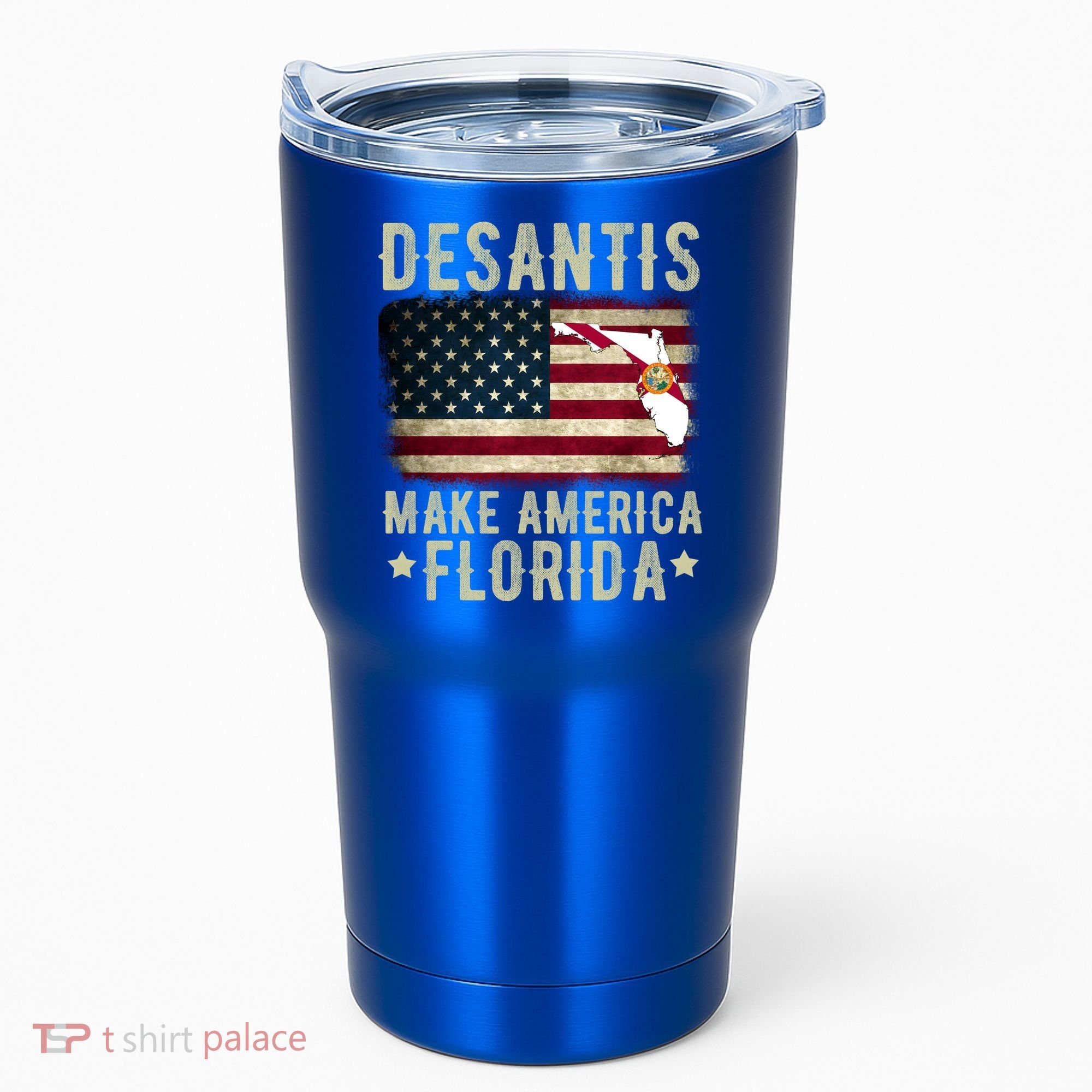 DeSantis Make America Florida US Flag Tumbler