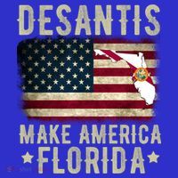 DeSantis Make America Florida US Flag Women's Tank Top thumb 5