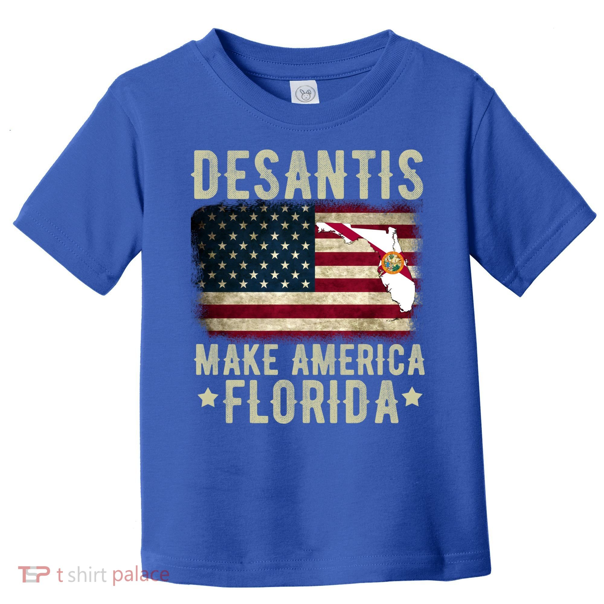 DeSantis Make America Florida US Flag Toddler T-Shirt