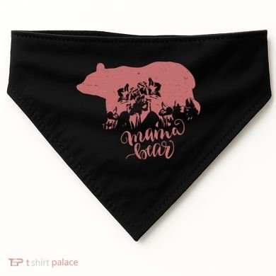 Distressed Mama Bear USA-Made Doggie Bandana
