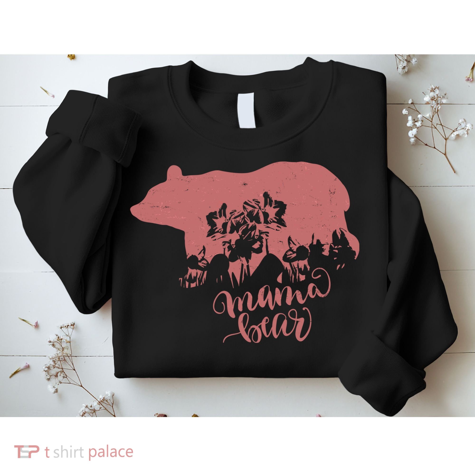 Distressed Mama Bear Sweatshirt