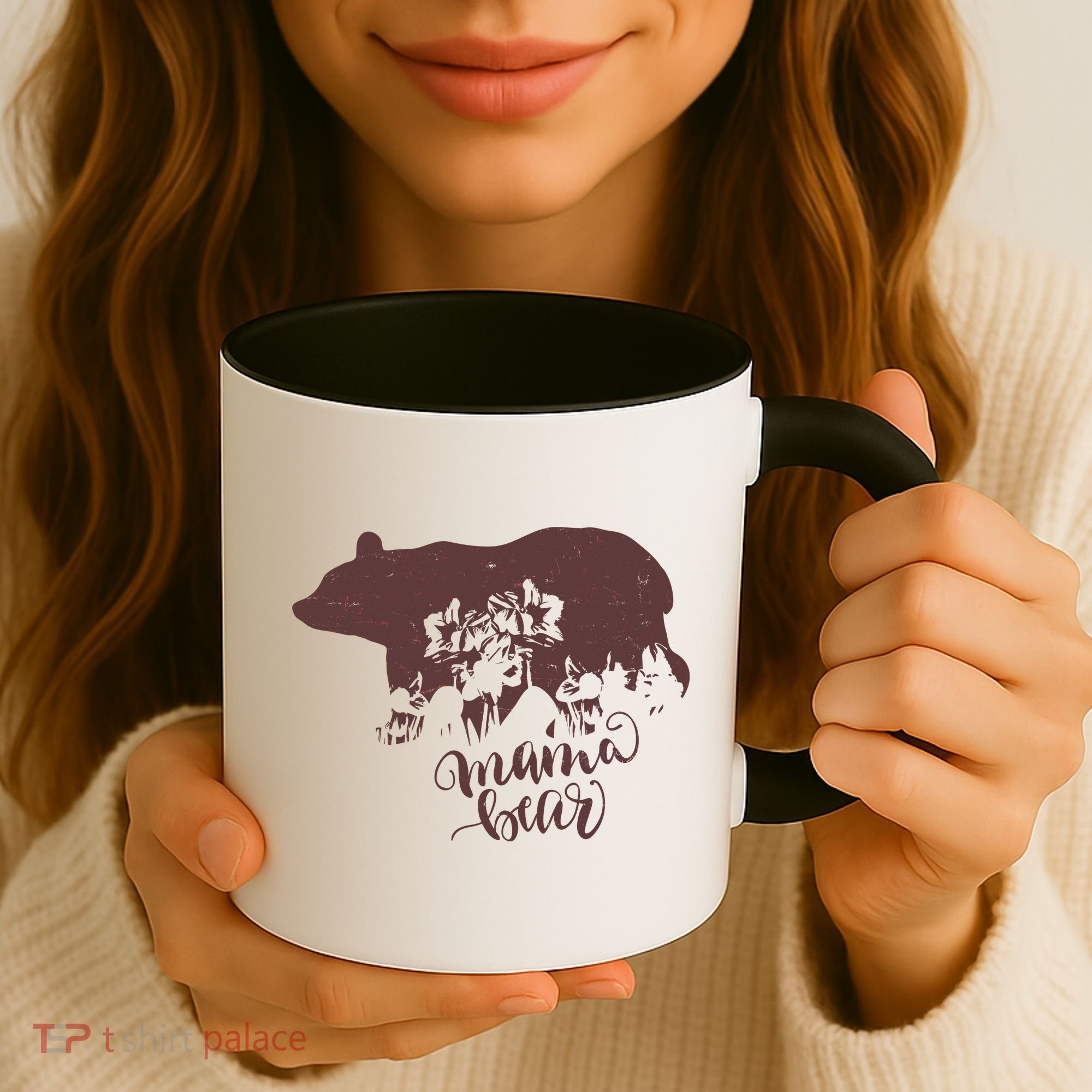 Distressed Mama Bear Coffee Mug