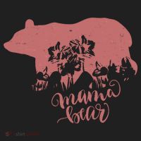 Distressed Mama Bear Beanie thumb 2