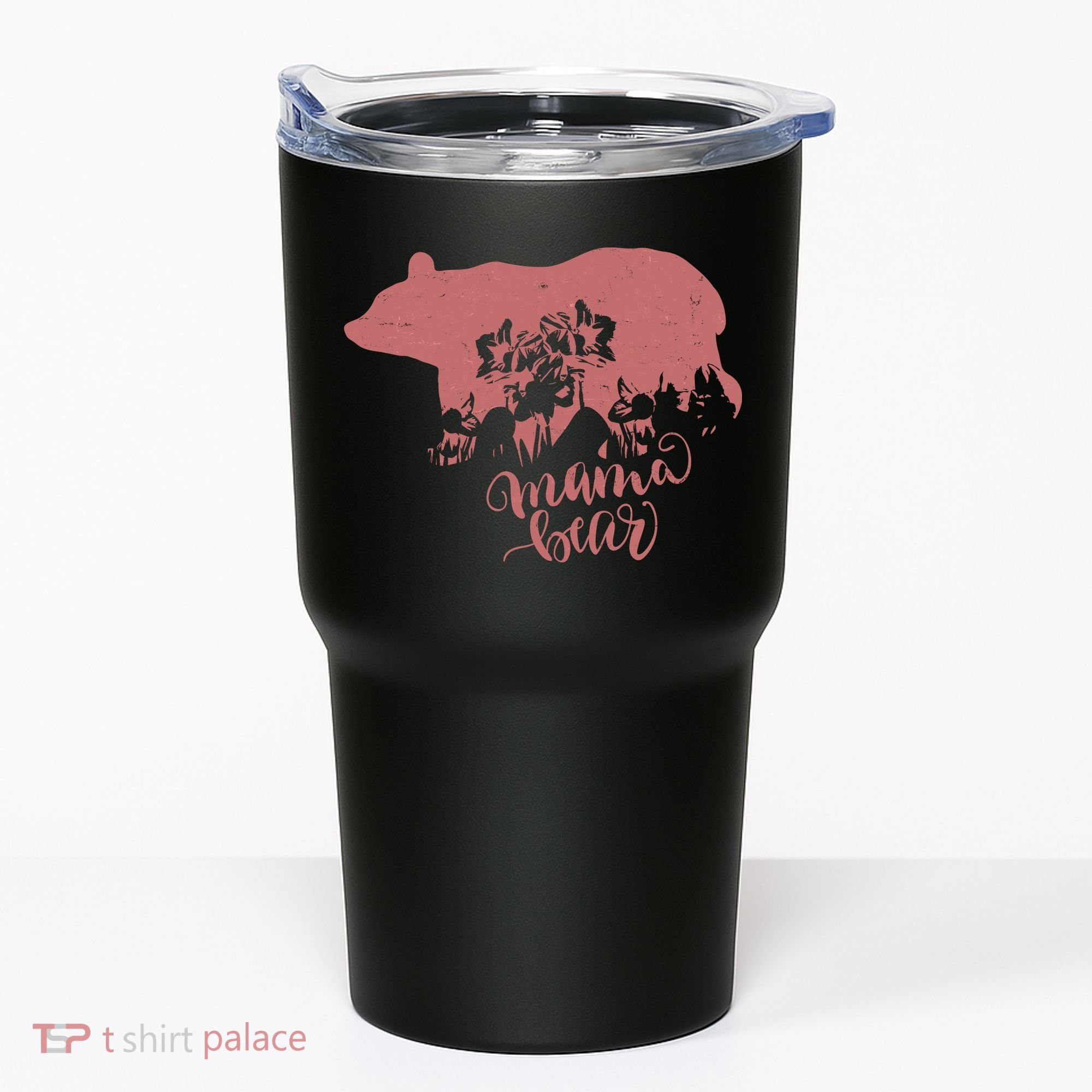 Distressed Mama Bear Tumbler