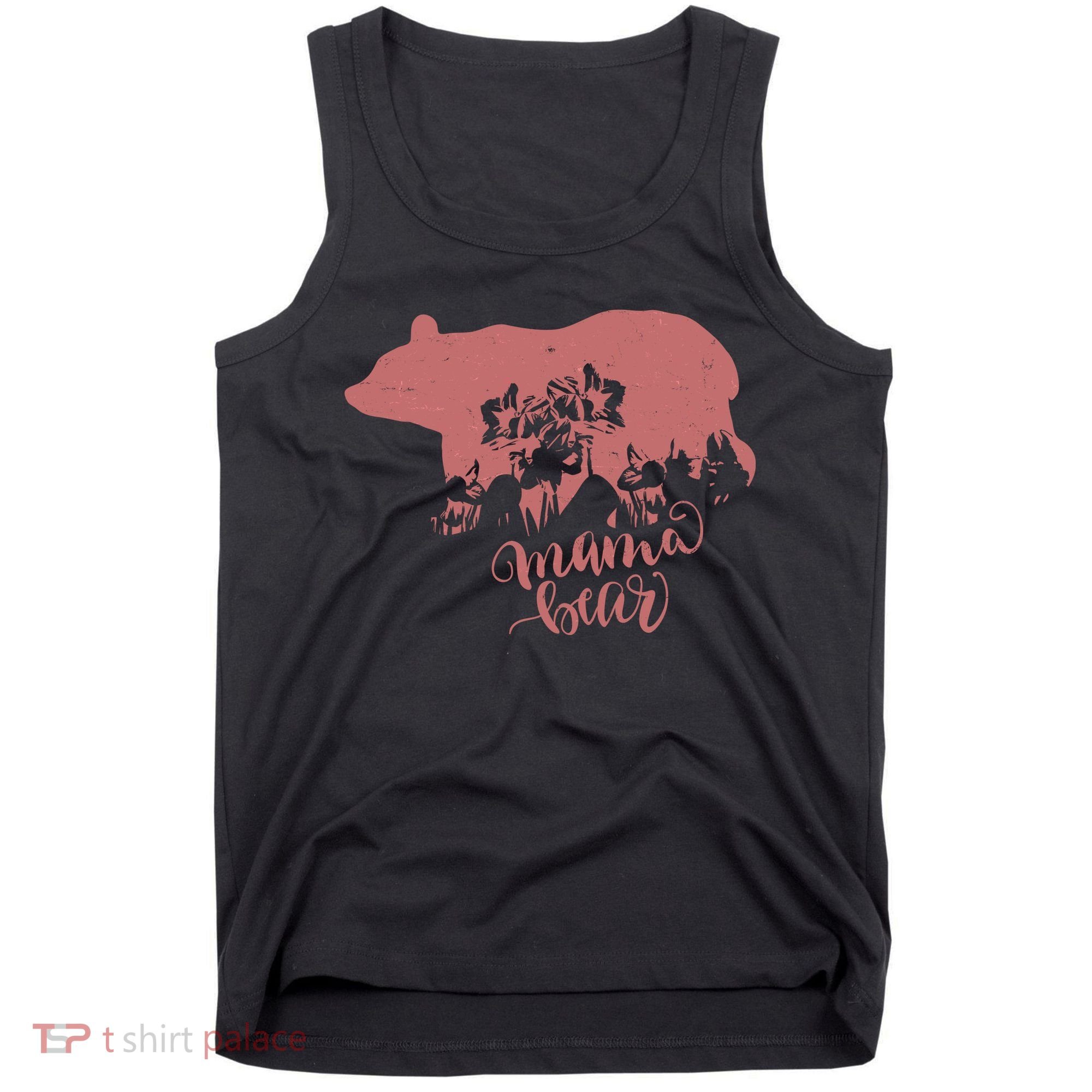 Distressed Mama Bear Tank Top