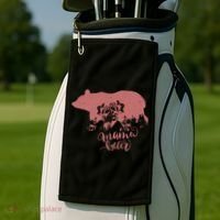 Distressed Mama Bear Golf Towel thumb 2