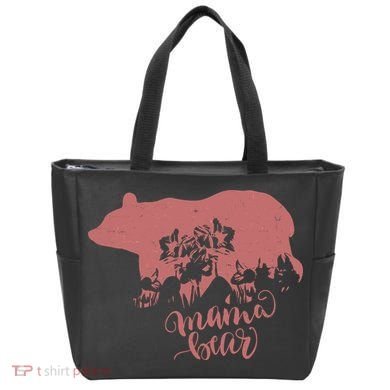 Distressed Mama Bear Tote Bag