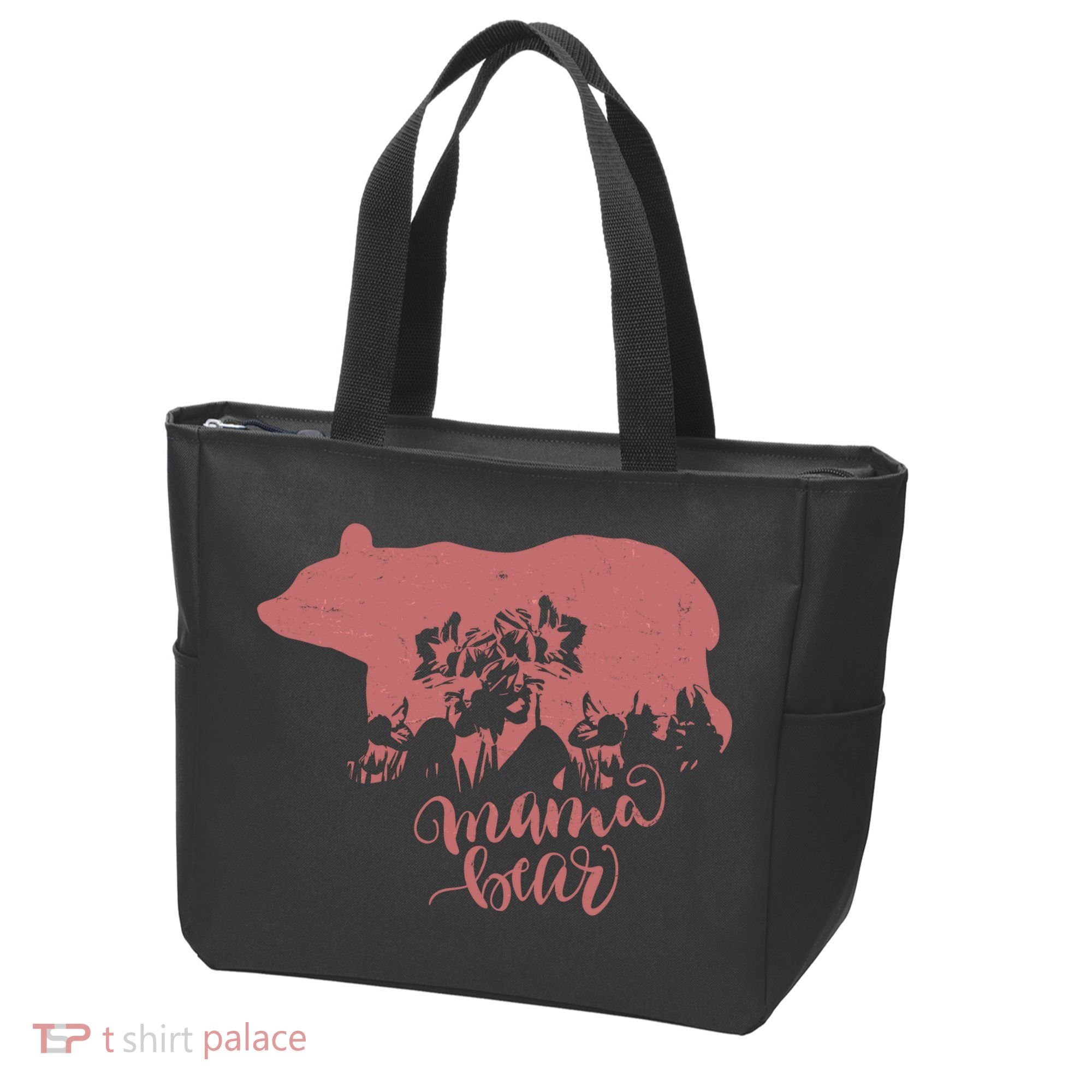 Distressed Mama Bear Tote Bag