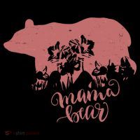 Distressed Mama Bear Tote Bag thumb 4