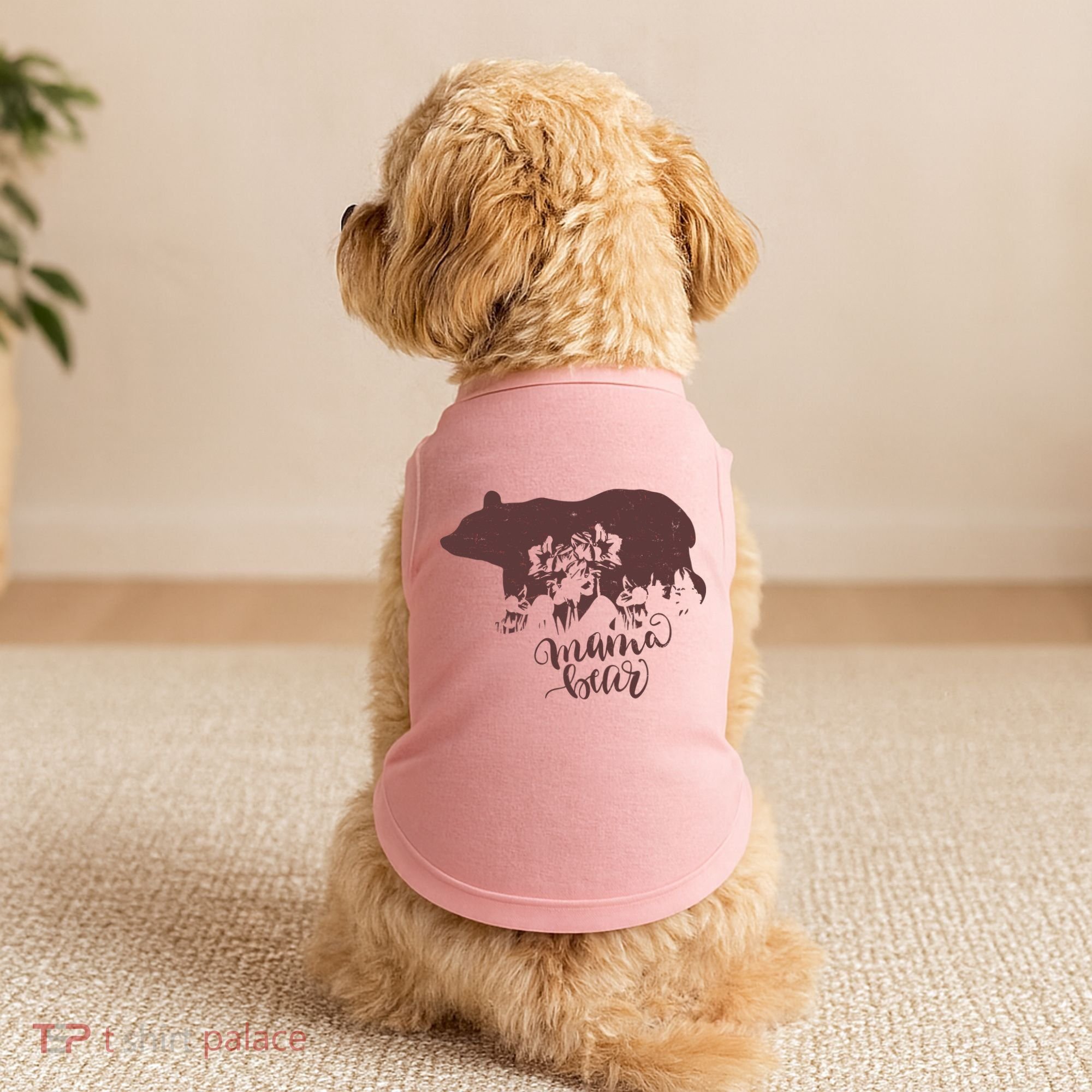 Distressed Mama Bear Doggie Tank