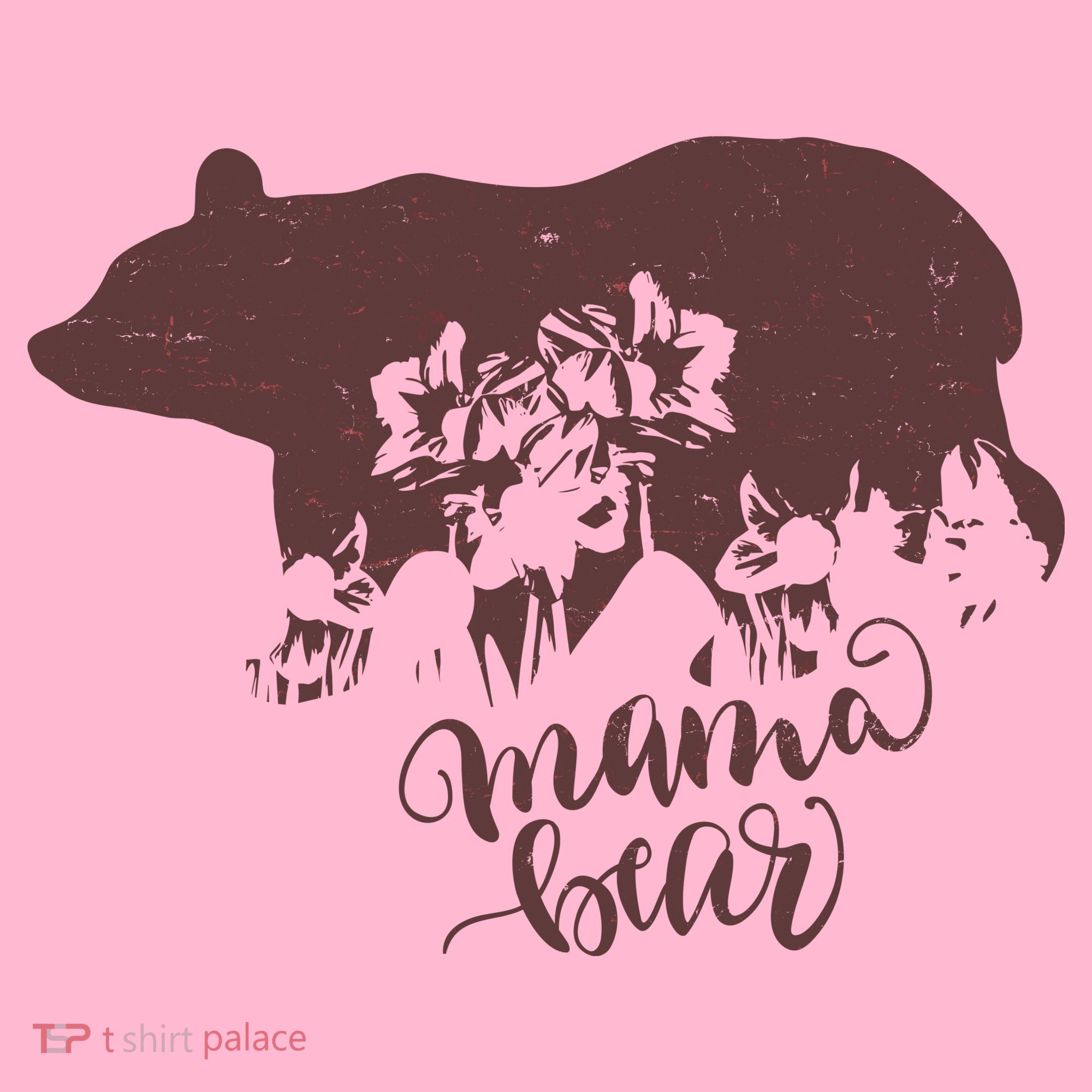 Distressed Mama Bear T-Shirt