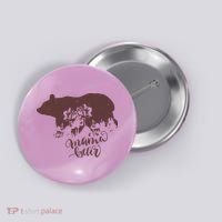 Distressed Mama Bear Button thumb 0