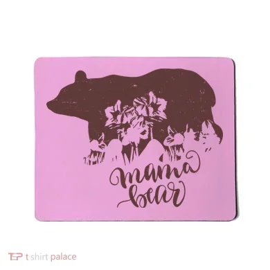 Distressed Mama Bear Mousepad