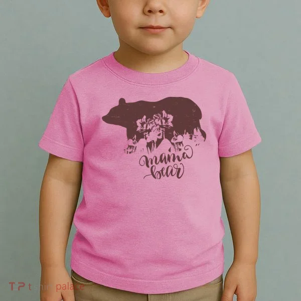 Distressed Mama Bear Toddler T-Shirt