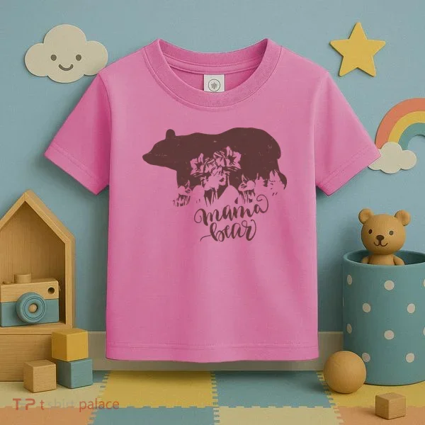 Distressed Mama Bear Toddler T-Shirt