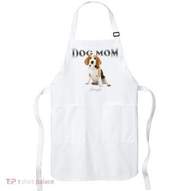 Dog Mom Beagle Designed In Watercolor Gift Apron
