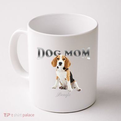 Dog Mom Beagle Designed In Watercolor Gift Coffee Mug