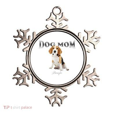 Dog Mom Beagle Designed In Watercolor Gift Ornament
