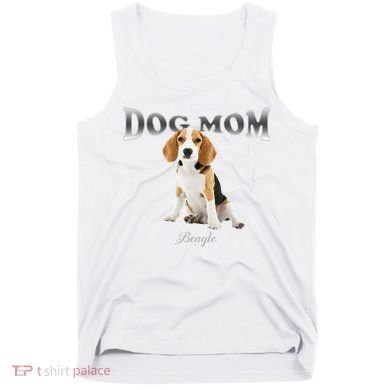 Dog Mom Beagle Designed In Watercolor Gift Tank Top