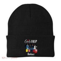 Dubai Melanin Black Women Trip Birthday Crew Vacation Beanie thumb 0
