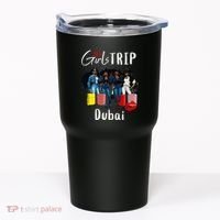 Dubai Melanin Black Women Trip Birthday Crew Vacation Tumbler thumb 0