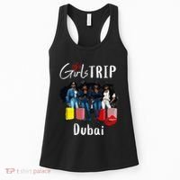 Dubai Melanin Black Women Trip Birthday Crew Vacation Women's Tank Top thumb 0
