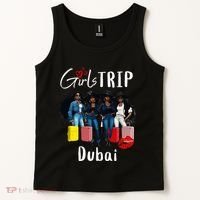 Dubai Melanin Black Women Trip Birthday Crew Vacation Tank Top thumb 2