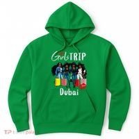Dubai Melanin Black Women Trip Birthday Crew Vacation Hoodie thumb 0