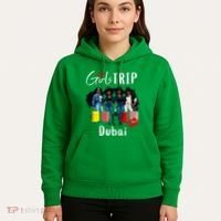 Dubai Melanin Black Women Trip Birthday Crew Vacation Hoodie thumb 5