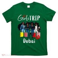Dubai Melanin Black Women Trip Birthday Crew Vacation T-Shirt thumb 0