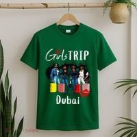 Dubai Melanin Black Women Trip Birthday Crew Vacation T-Shirt thumb 2