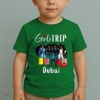 Dubai Melanin Black Women Trip Birthday Crew Vacation Toddler T-Shirt thumb 2