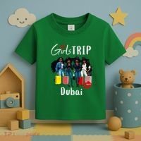 Dubai Melanin Black Women Trip Birthday Crew Vacation Toddler T-Shirt thumb 3