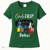 Dubai Melanin Black Women Trip Birthday Crew Vacation Women's T-Shirt thumb 0