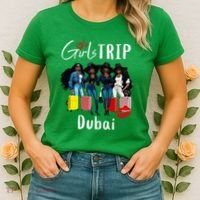 Dubai Melanin Black Women Trip Birthday Crew Vacation Women's T-Shirt thumb 2