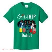 Dubai Melanin Black Women Trip Birthday Crew Vacation Kids T-Shirt thumb 0