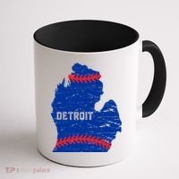 Detroit Michigan Baseball Coffee Mug thumb 1