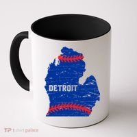 Detroit Michigan Baseball Coffee Mug thumb 0