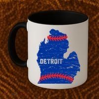 Detroit Michigan Baseball Coffee Mug thumb 2