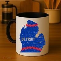 Detroit Michigan Baseball Coffee Mug thumb 4