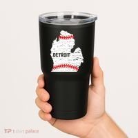 Detroit Michigan Baseball Tumbler thumb 2