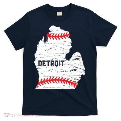Detroit Michigan Baseball T-Shirt