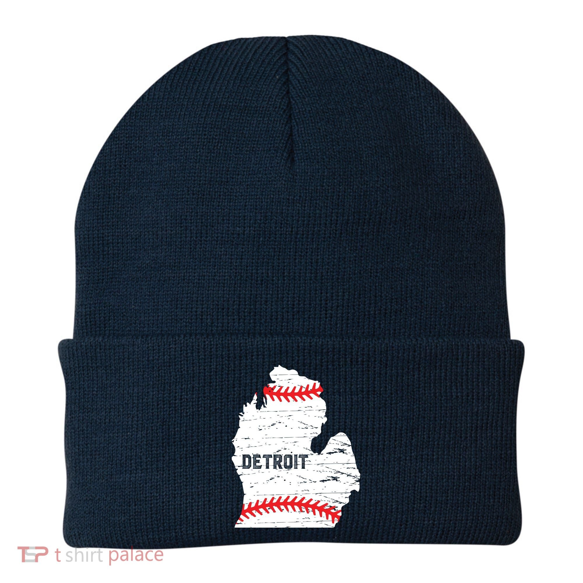 Detroit Michigan Baseball Beanie