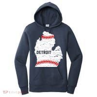 Detroit Michigan Baseball Women's Hoodie thumb 0