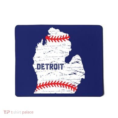 Detroit Michigan Baseball Mousepad
