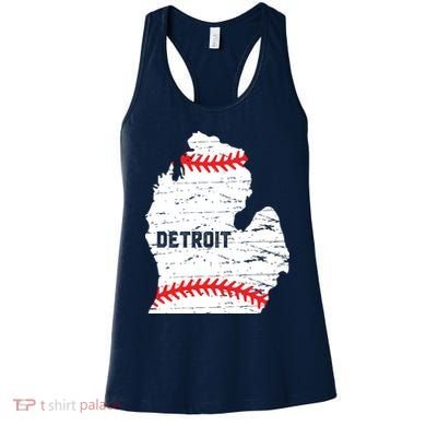 Detroit Michigan Baseball Women's Tank Top