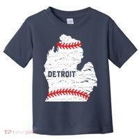 Detroit Michigan Baseball Toddler T-Shirt thumb 0