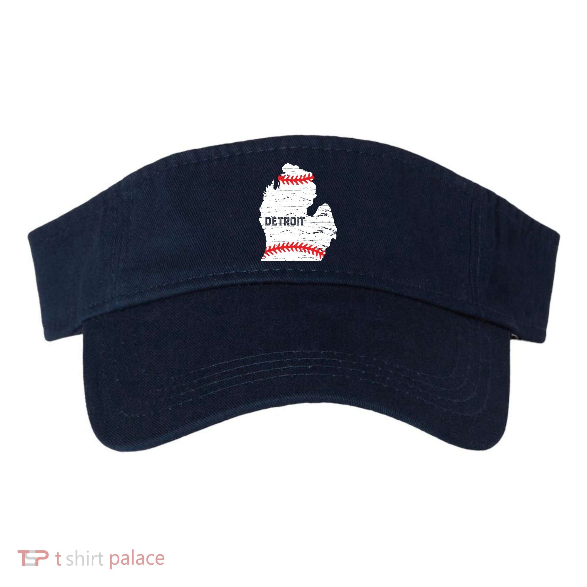 Detroit Michigan Baseball Visor