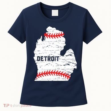 Detroit Michigan Baseball Women's T-Shirt