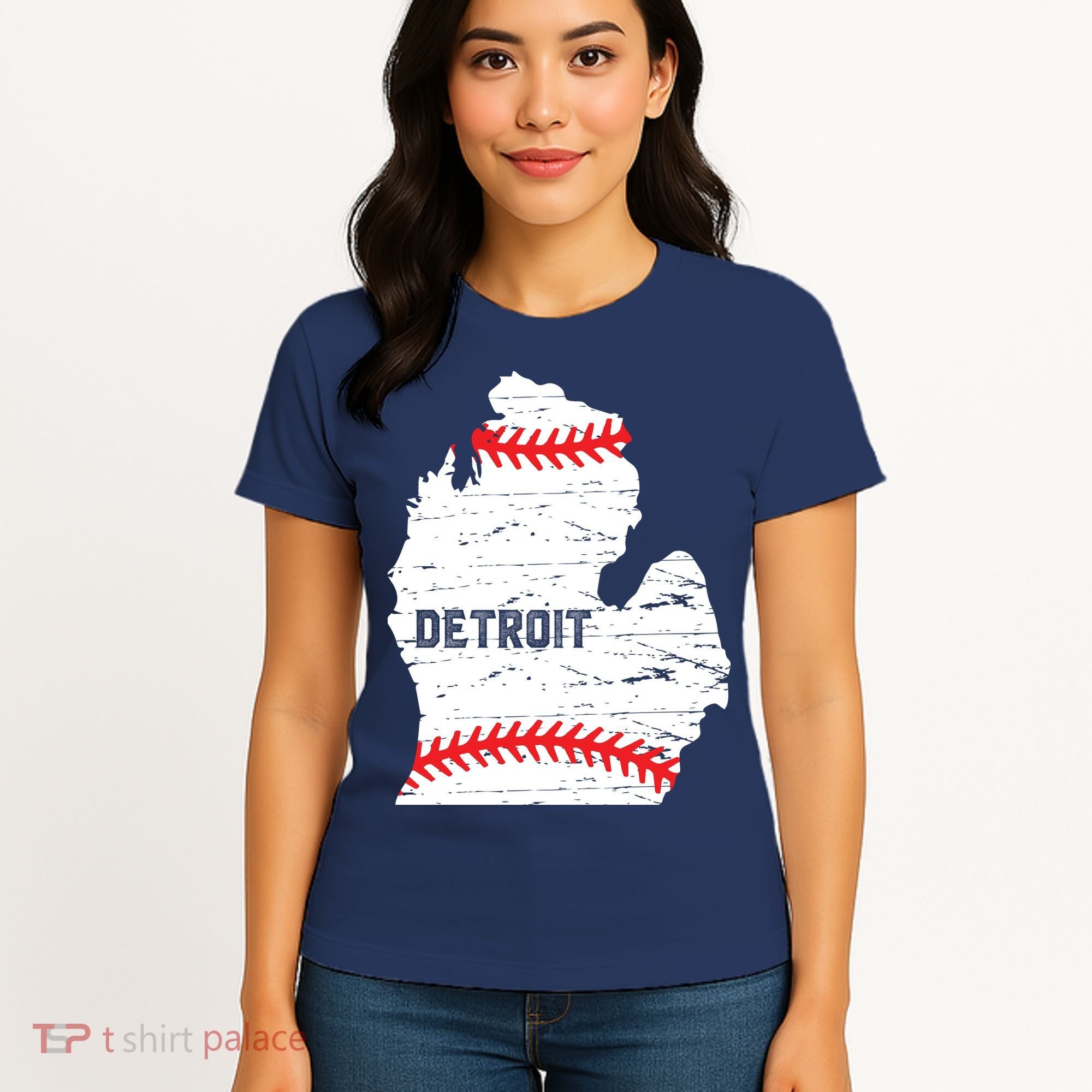 Detroit Michigan Baseball Women's T-Shirt
